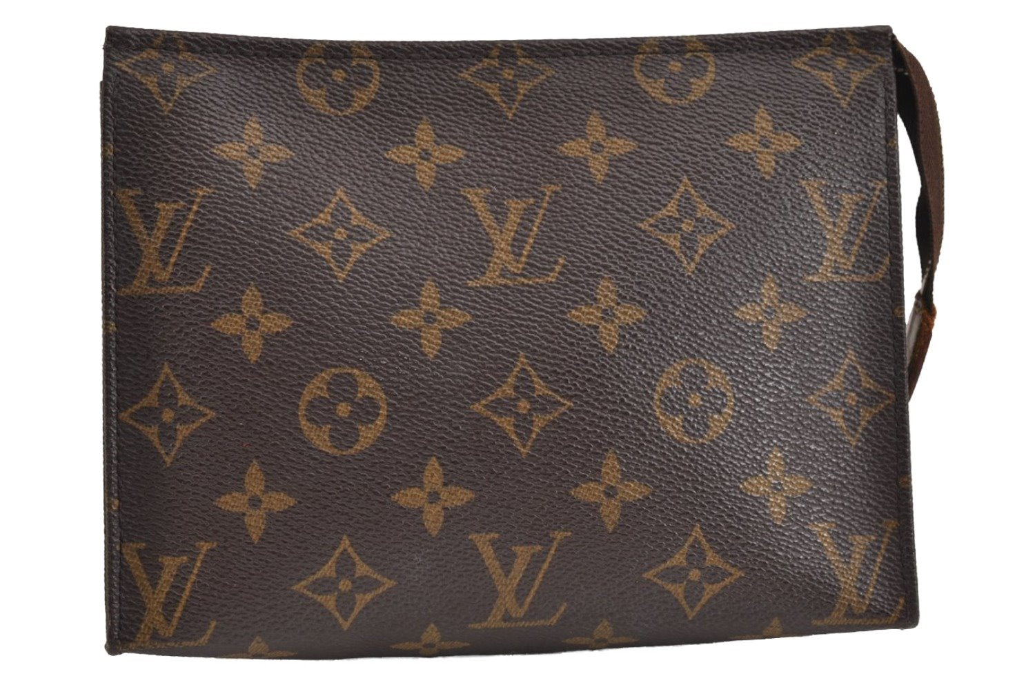 Authentic Louis Vuitton Monogram Poche Toilette 19 M47544 Cosmetics Pouch 2627J