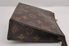 Authentic Louis Vuitton Monogram Poche Toilette 19 M47544 Cosmetics Pouch 2627J