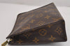 Authentic Louis Vuitton Monogram Poche Toilette 19 M47544 Cosmetics Pouch 2627J