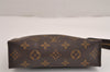 Authentic Louis Vuitton Monogram Poche Toilette 19 M47544 Cosmetics Pouch 2627J
