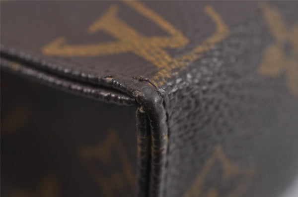 Authentic Louis Vuitton Monogram Poche Toilette 19 M47544 Cosmetics Pouch 2627J