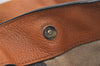 Authentic BURBERRY Vintage Leather Canvas Check Shoulder Tote Bag Brown 2628K