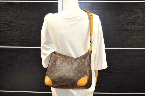 Authentic Louis Vuitton Monogram Boulogne 30 Shoulder Cross Bag M52165 LV 2629I