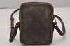 Auth Louis Vuitton Monogram Mini Poche Danube Shoulder Cross Bag M45268 LV 2629J