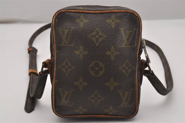Auth Louis Vuitton Monogram Mini Poche Danube Shoulder Cross Bag M45268 LV 2629J