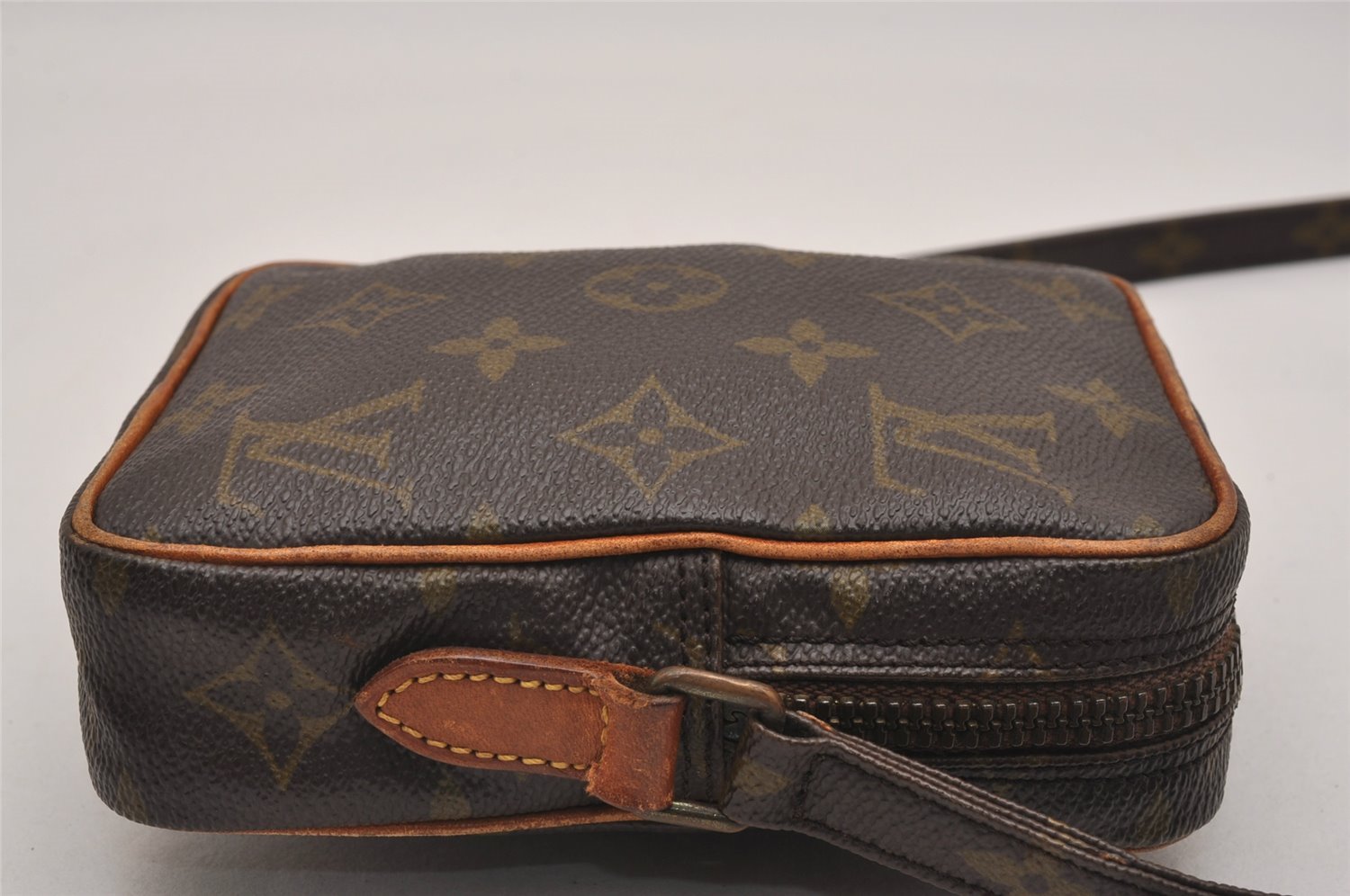 Auth Louis Vuitton Monogram Mini Poche Danube Shoulder Cross Bag M45268 LV 2629J
