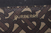 Authentic BURBERRY Vintage 2Way Shoulder Tote Bag PVC Leather Brown 2629K