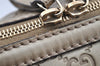 Authentic GUCCI Guccissima Sukey 2Way Tote Hand Bag GG Leather 247902 Gold 2630I