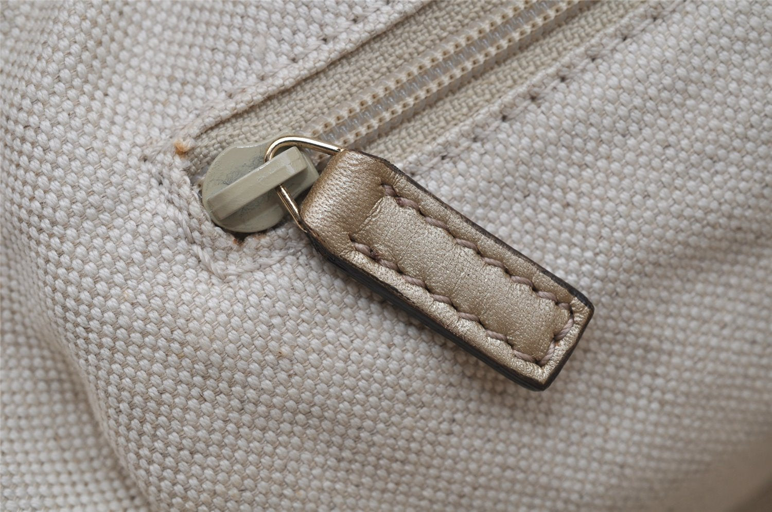 Authentic GUCCI Guccissima Sukey 2Way Tote Hand Bag GG Leather 247902 Gold 2630I