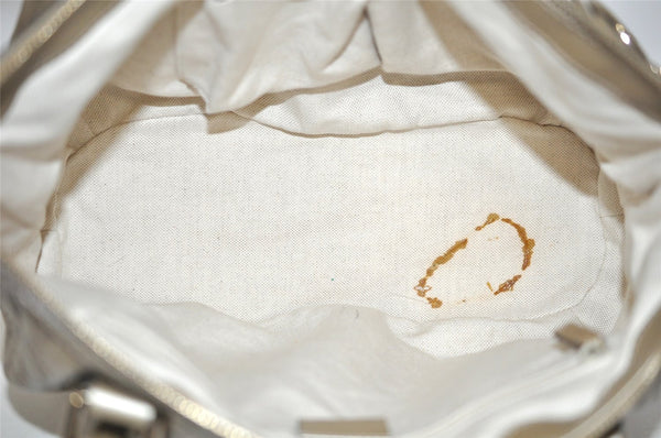 Authentic GUCCI Guccissima Sukey 2Way Tote Hand Bag GG Leather 247902 Gold 2630I