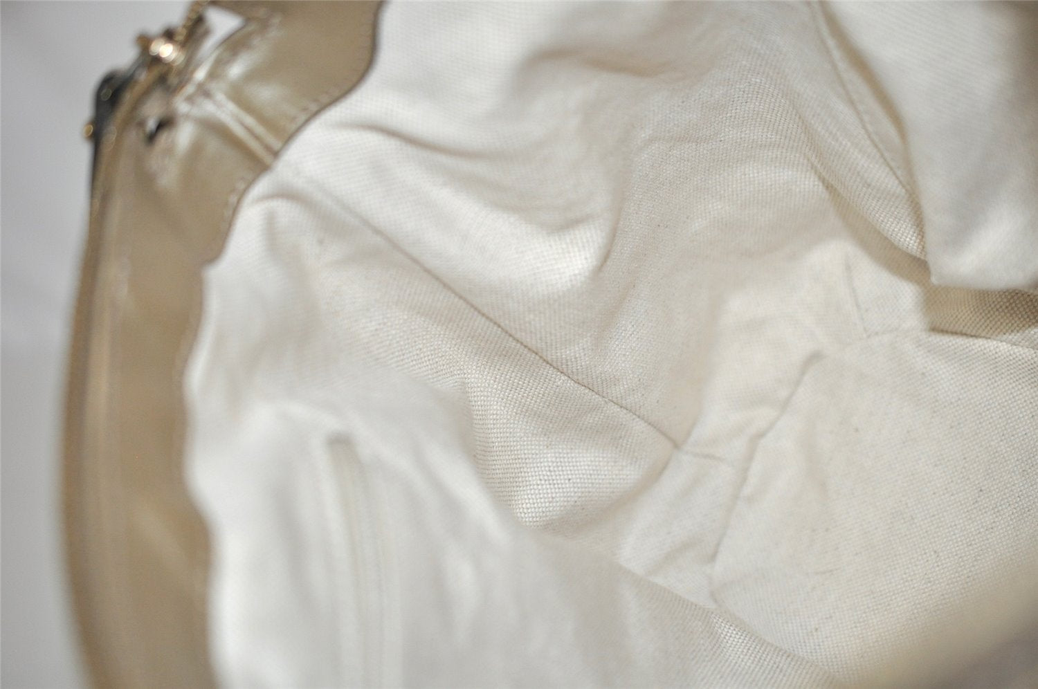 Authentic GUCCI Guccissima Sukey 2Way Tote Hand Bag GG Leather 247902 Gold 2630I