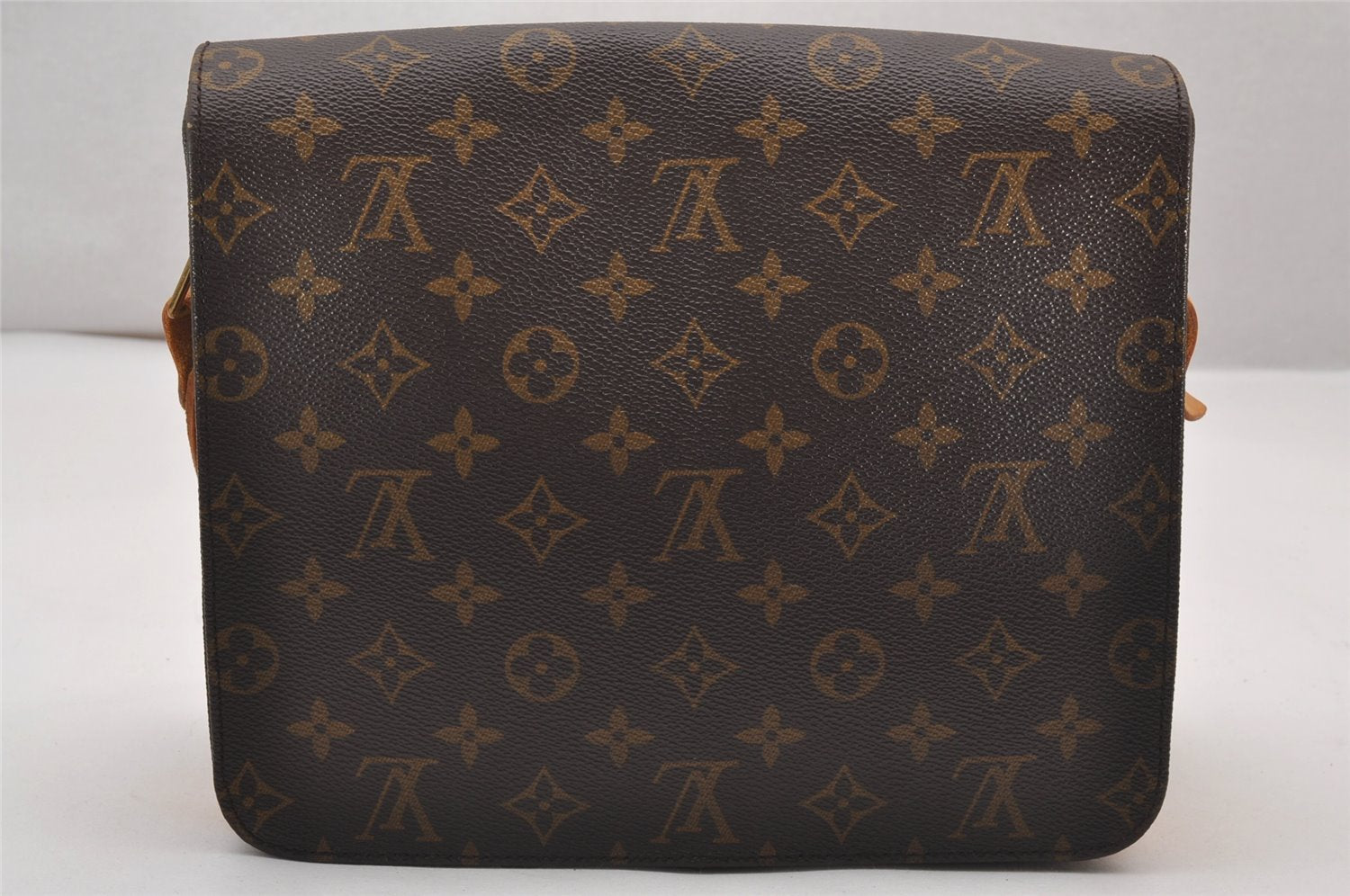 Authentic Louis Vuitton Monogram Cartouchiere GM M51252 Shoulder Cross Bag 2630J