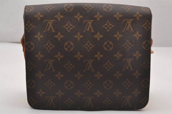 Authentic Louis Vuitton Monogram Cartouchiere GM M51252 Shoulder Cross Bag 2630J