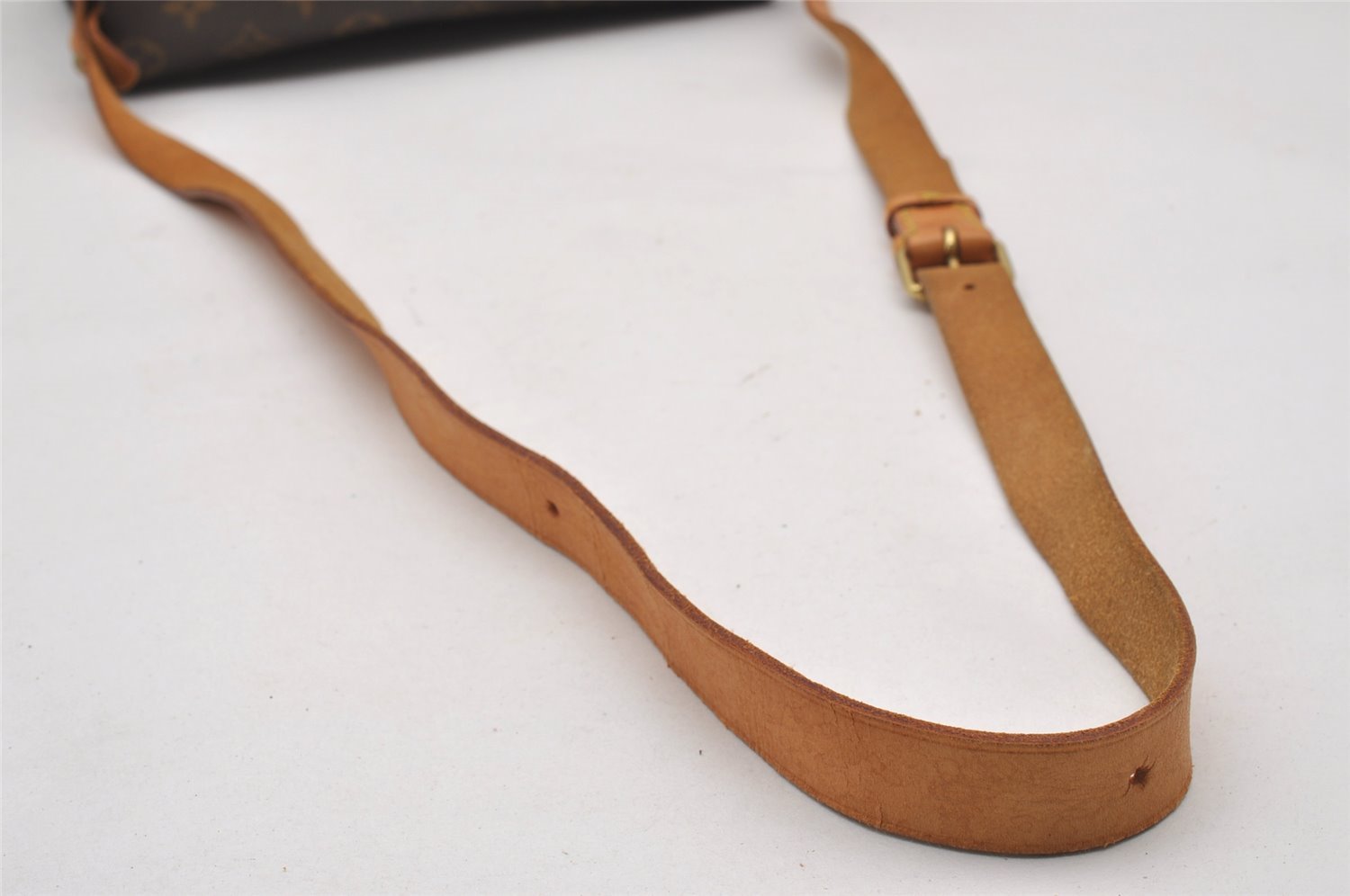 Authentic Louis Vuitton Monogram Cartouchiere GM M51252 Shoulder Cross Bag 2630J