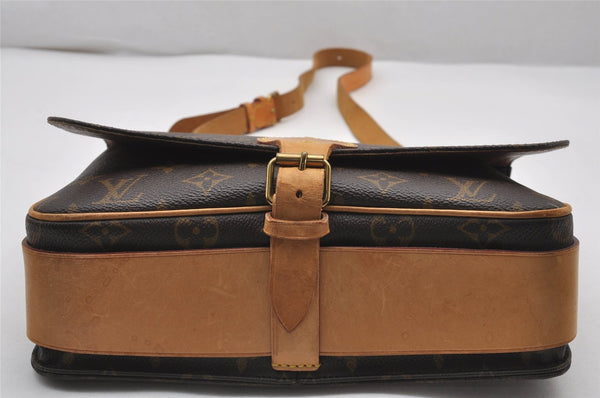Authentic Louis Vuitton Monogram Cartouchiere GM M51252 Shoulder Cross Bag 2630J