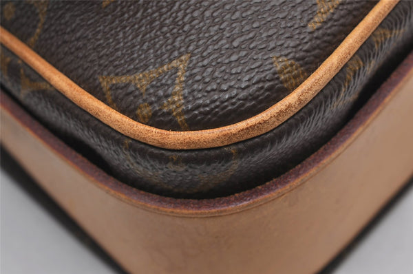 Authentic Louis Vuitton Monogram Cartouchiere GM M51252 Shoulder Cross Bag 2630J