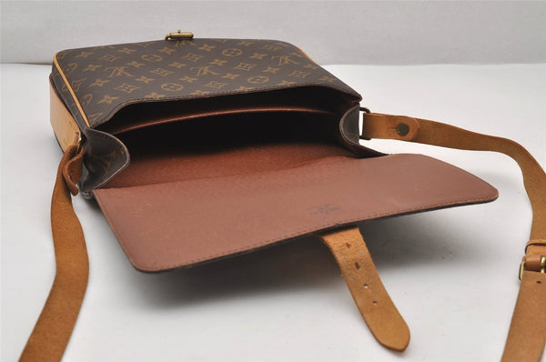 Authentic Louis Vuitton Monogram Cartouchiere GM M51252 Shoulder Cross Bag 2630J