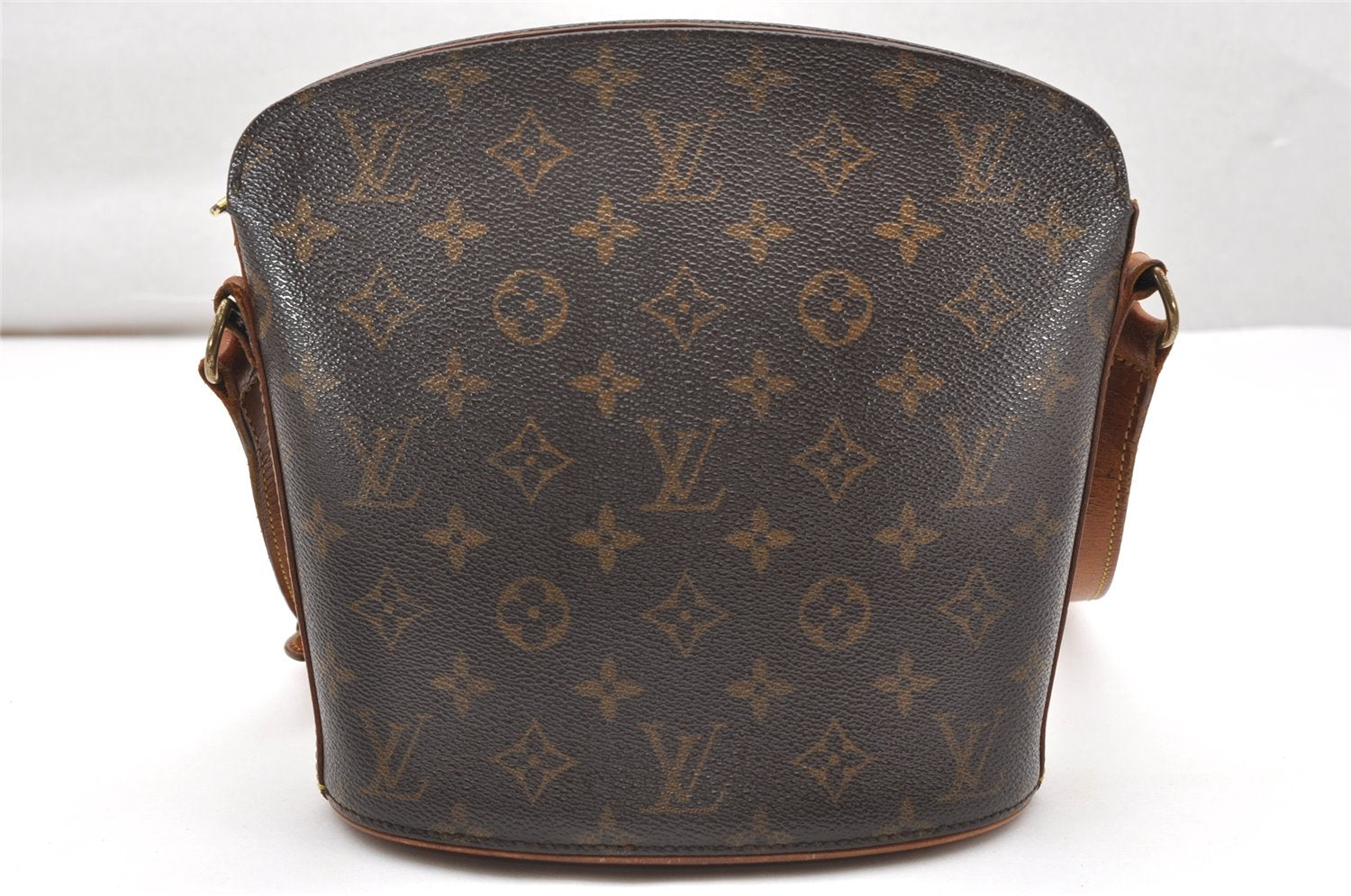 Authentic Louis Vuitton Monogram Drouot Shoulder Cross Body Bag M51290 LV 2630K