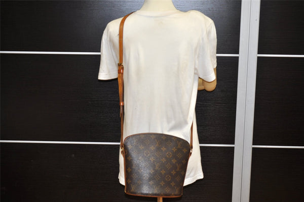 Authentic Louis Vuitton Monogram Drouot Shoulder Cross Body Bag M51290 LV 2630K
