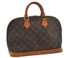 Authentic Louis Vuitton Monogram Alma Hand Bag Purse M51130 LV 2631J