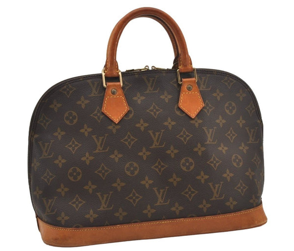 Authentic Louis Vuitton Monogram Alma Hand Bag Purse M51130 LV 2631J