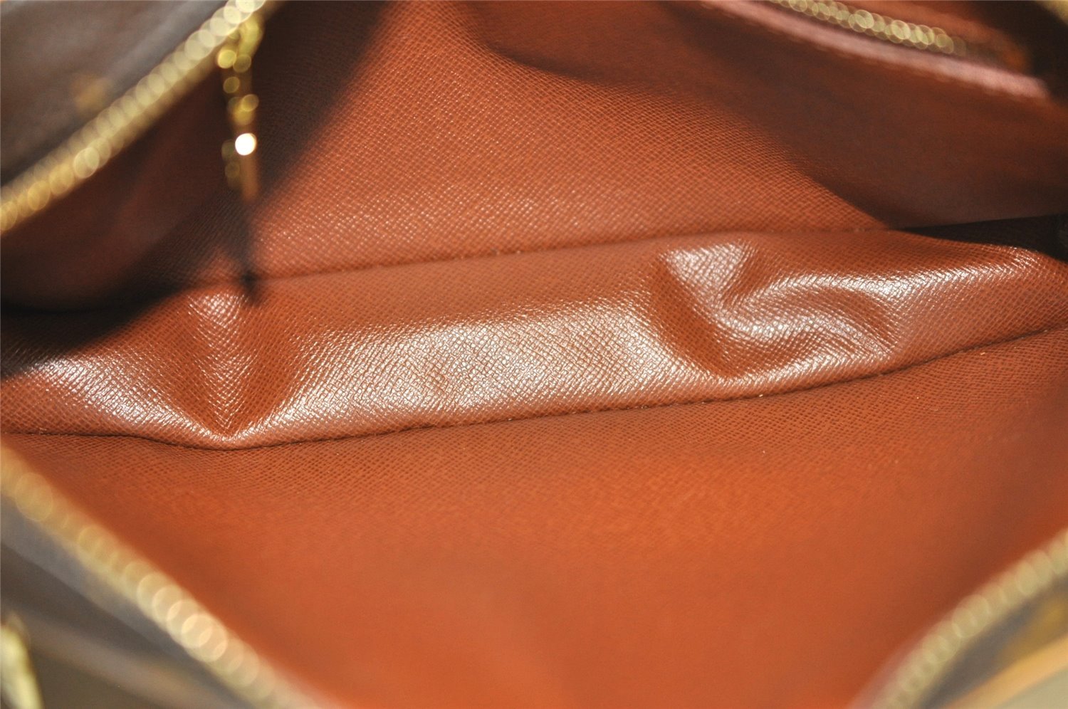 Authentic Louis Vuitton Monogram Marly Dragonne GM M51825 Clutch Hand Bag 2631K