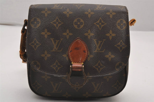 Authentic Louis Vuitton Monogram Saint Cloud MM M51243 Shoulder Bag Junk 2632J