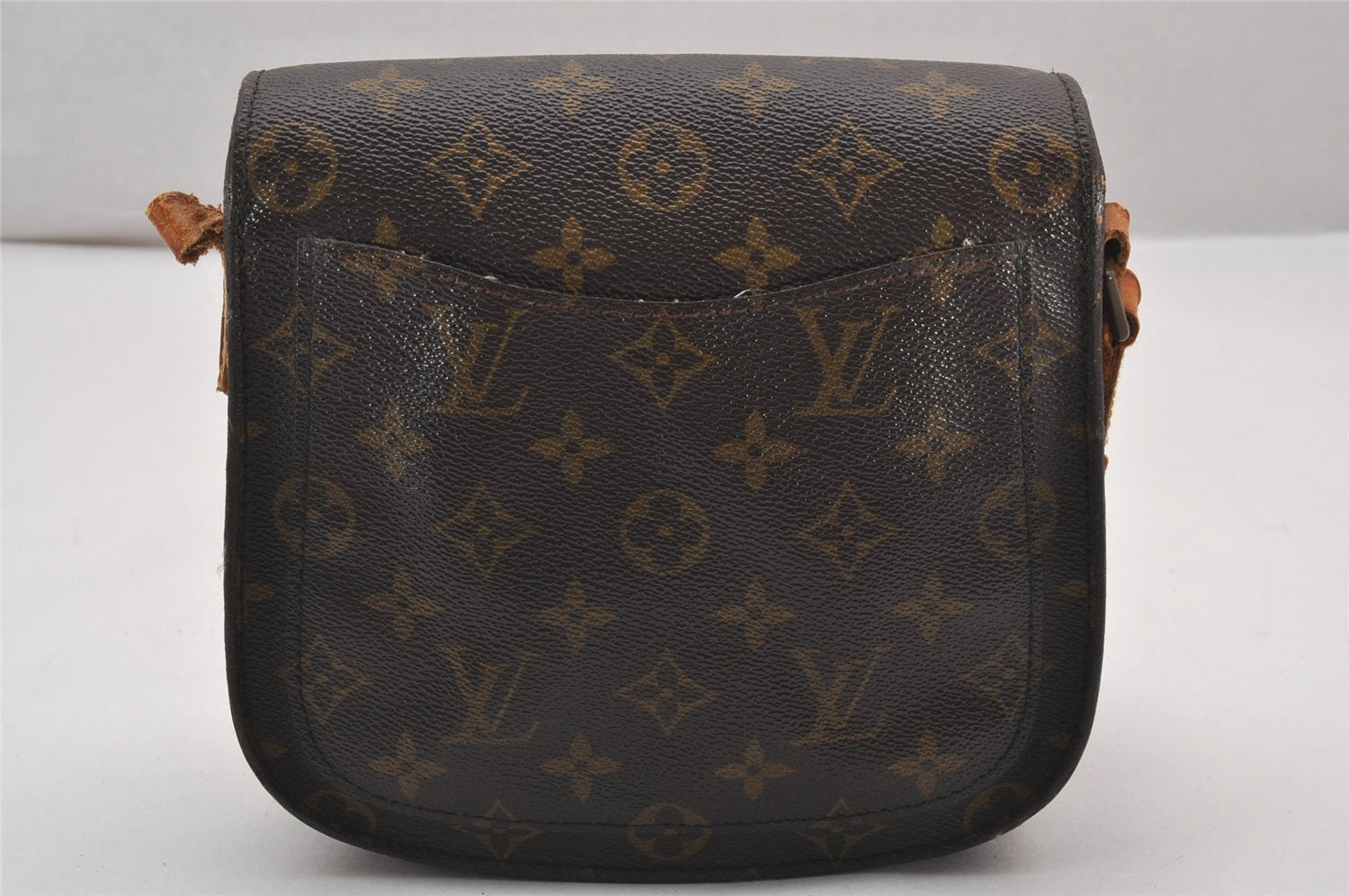 Authentic Louis Vuitton Monogram Saint Cloud MM M51243 Shoulder Bag Junk 2632J