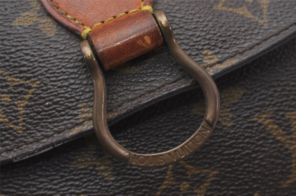 Authentic Louis Vuitton Monogram Saint Cloud MM M51243 Shoulder Bag Junk 2632J