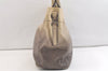 Authentic PRADA Vintage Leather Nappa 2Way Shoulder Tote Bag Beige Black 2632K