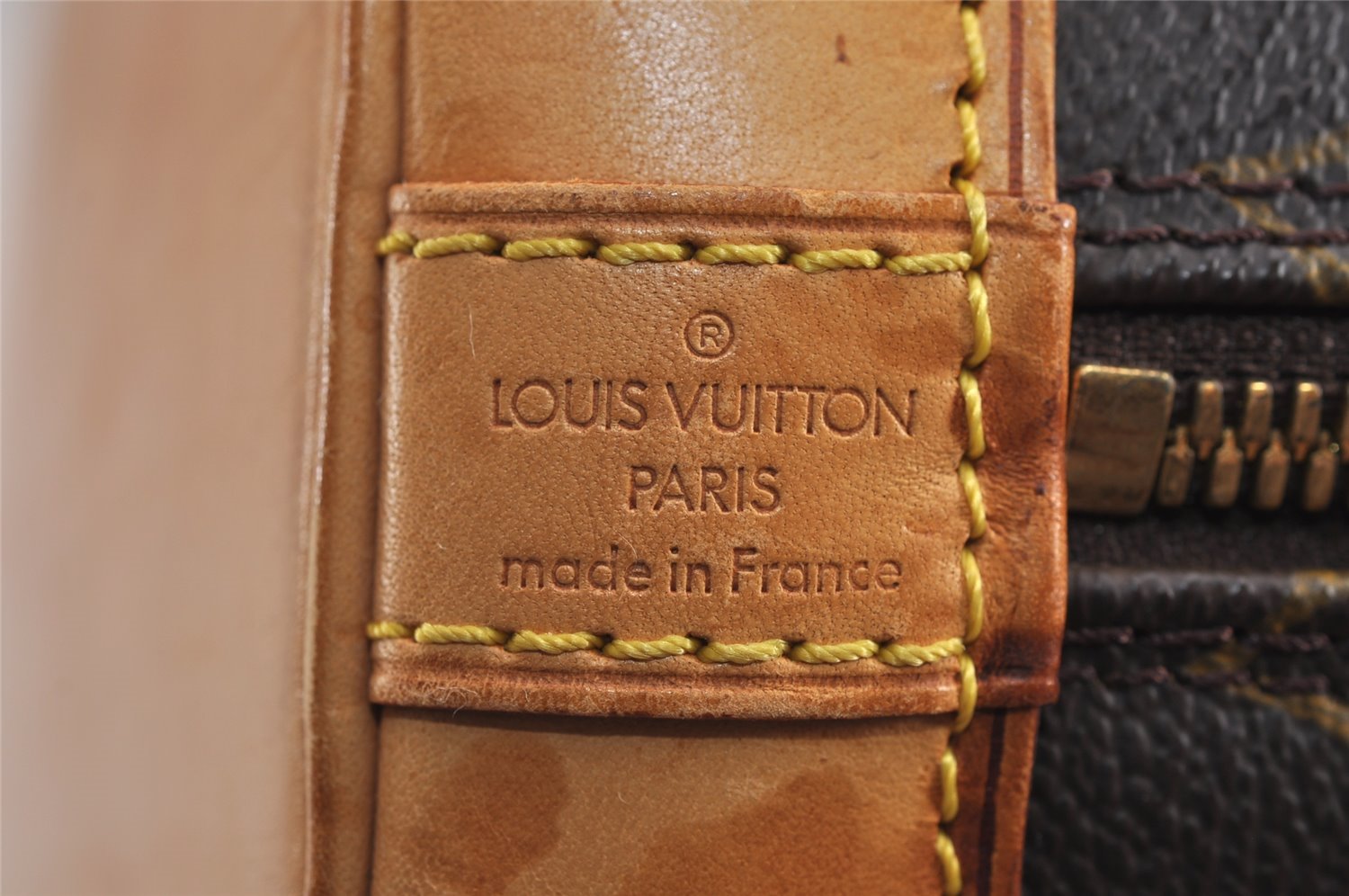 Authentic Louis Vuitton Monogram Alma Hand Bag Purse M51130 LV 2634J