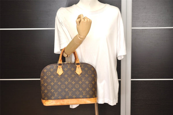 Authentic Louis Vuitton Monogram Alma Hand Bag Purse M51130 LV 2634J
