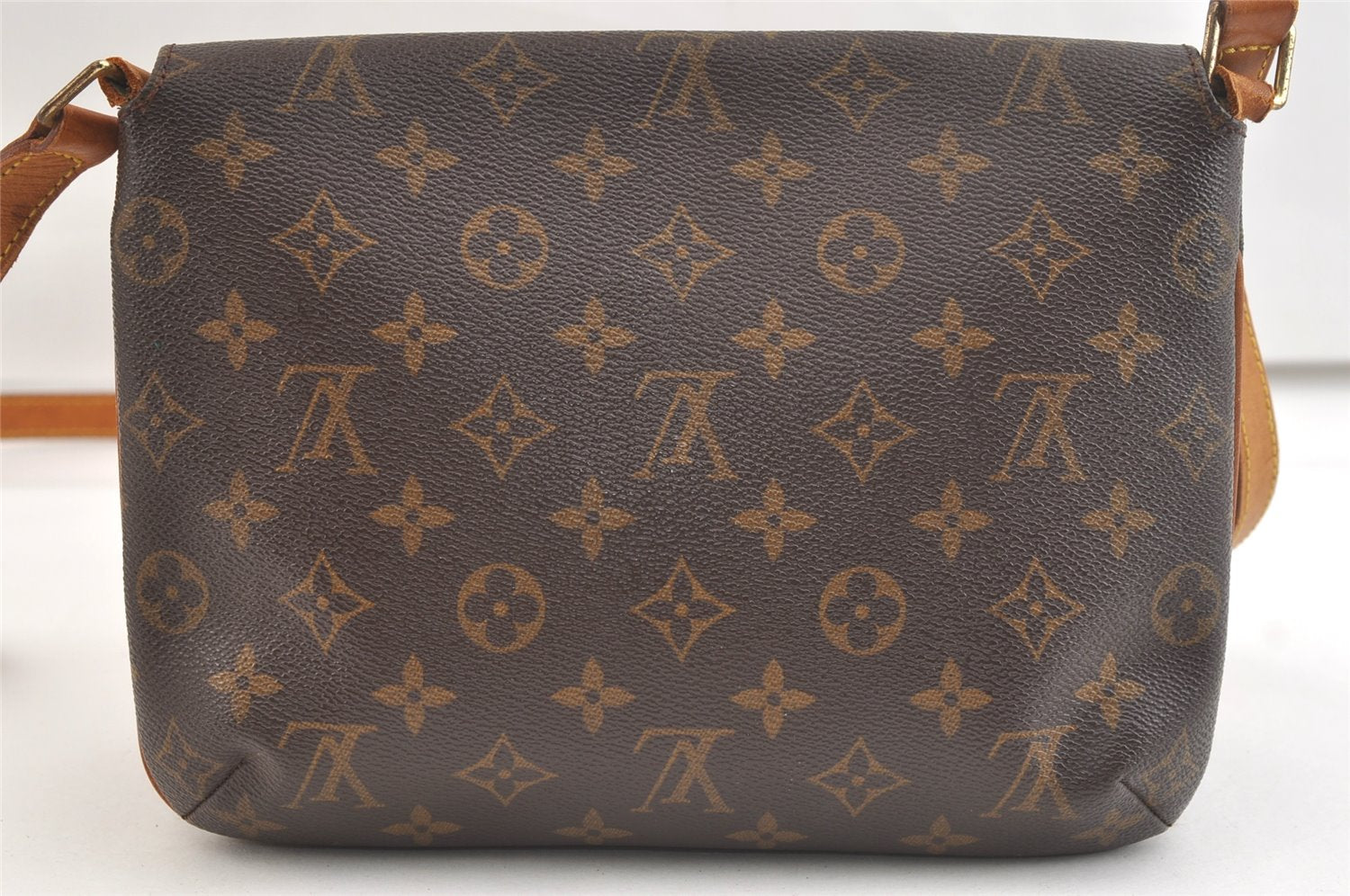 Authentic Louis Vuitton Monogram Musette Tango M51388 Shoulder Cross Bag 2635K