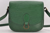 Auth Louis Vuitton Epi Saint Cloud GM Shoulder Cross Bag Green M52194 LV 2636K