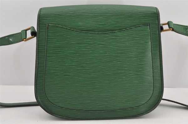 Auth Louis Vuitton Epi Saint Cloud GM Shoulder Cross Bag Green M52194 LV 2636K