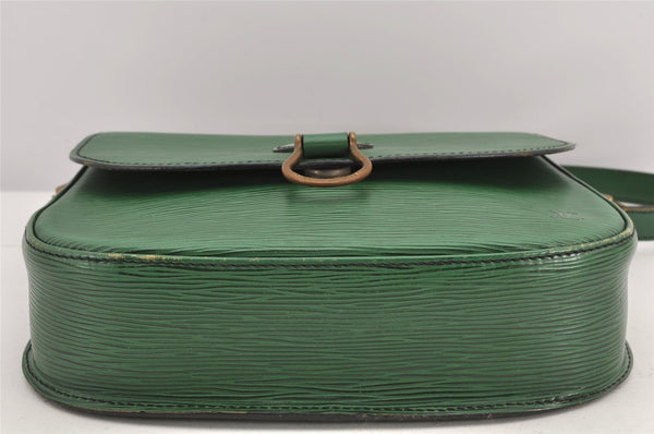 Auth Louis Vuitton Epi Saint Cloud GM Shoulder Cross Bag Green M52194 LV 2636K