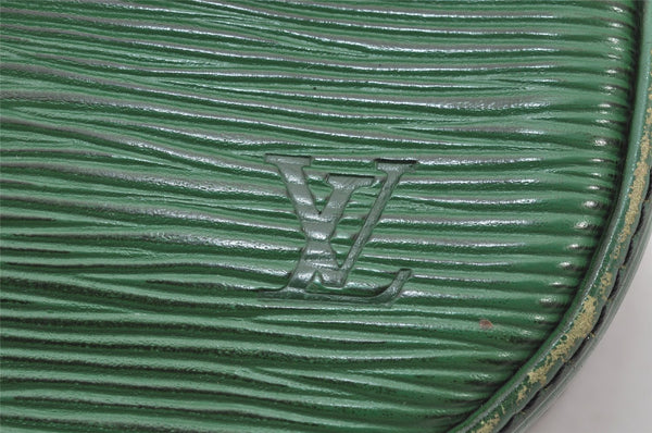 Auth Louis Vuitton Epi Saint Cloud GM Shoulder Cross Bag Green M52194 LV 2636K