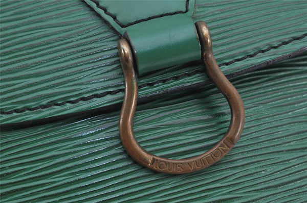 Auth Louis Vuitton Epi Saint Cloud GM Shoulder Cross Bag Green M52194 LV 2636K