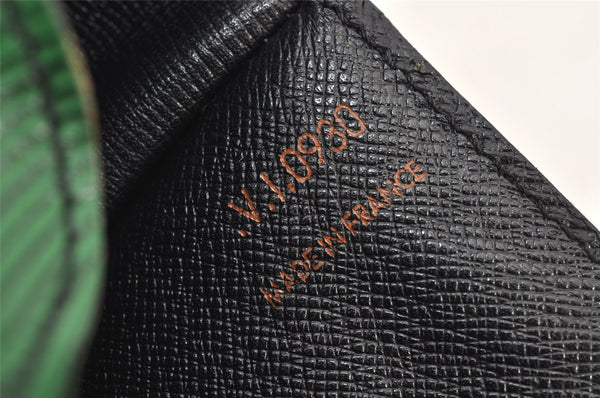 Auth Louis Vuitton Epi Saint Cloud GM Shoulder Cross Bag Green M52194 LV 2636K