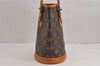 Authentic Louis Vuitton Monogram Bucket PM Shoulder Tote Bag M42238 LV 2637J