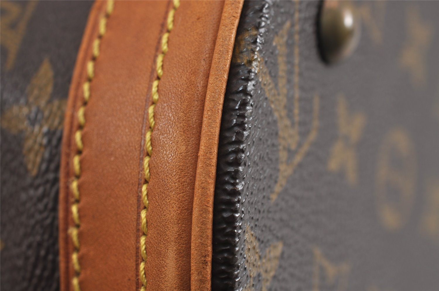 Authentic Louis Vuitton Monogram Bucket PM Shoulder Tote Bag M42238 LV 2637J