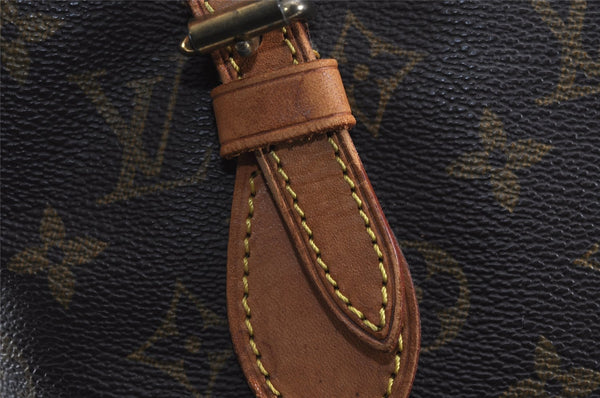 Authentic Louis Vuitton Monogram Bucket PM Shoulder Tote Bag M42238 LV 2637J