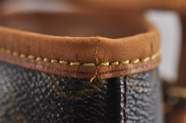 Authentic Louis Vuitton Monogram Bucket PM Shoulder Tote Bag M42238 LV 2637J