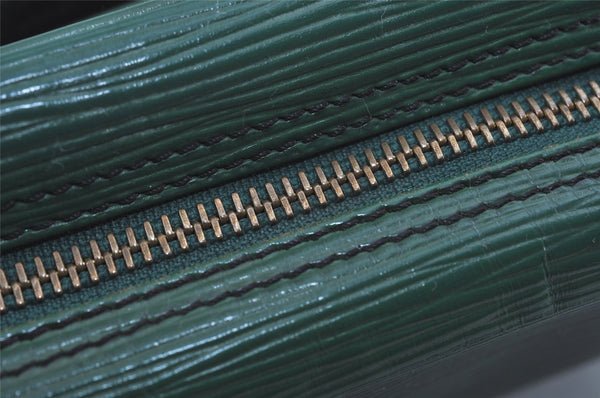 Auth Louis Vuitton Epi Trocadero 24 Shoulder Cross Bag Green M52314 LV 2638I