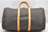 Authentic Louis Vuitton Monogram Keepall 50 Travel Boston Bag M41426 LV 2638K