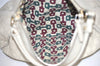 Authentic GUCCI Guccissima Abbey Shoulder Bag GG Leather 189833 White 2639I