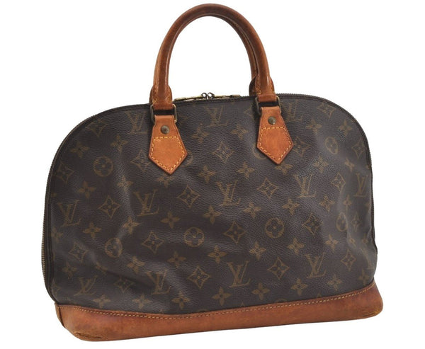 Authentic Louis Vuitton Monogram Alma Hand Bag Purse M51130 LV 2639J