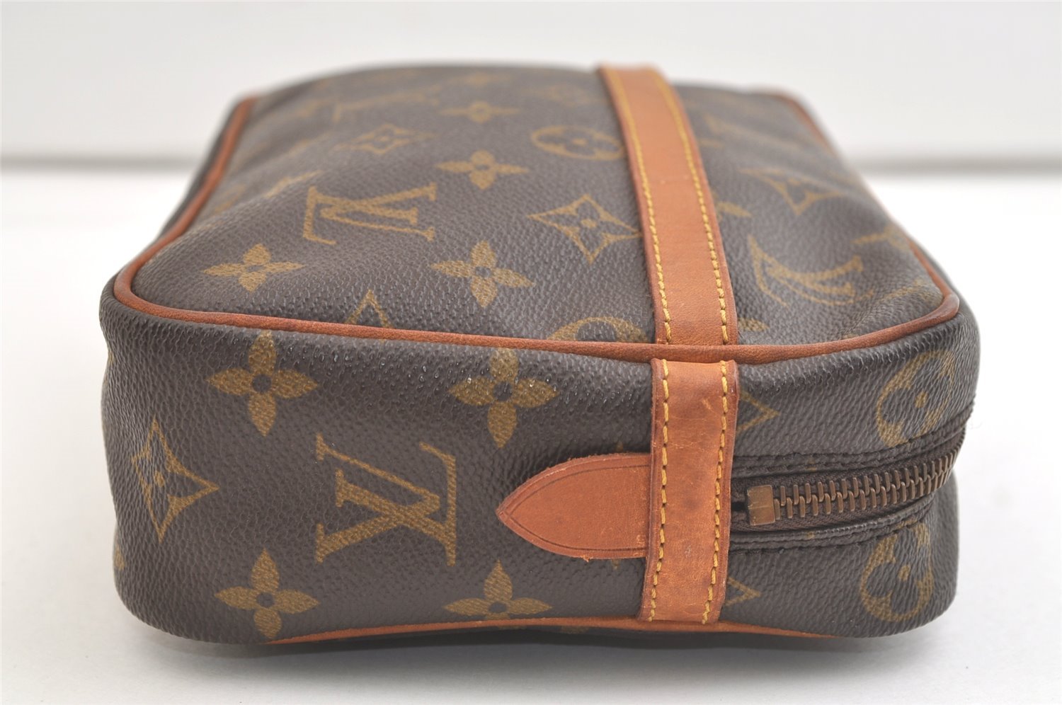 Authentic Louis Vuitton Monogram Compiegne 23 Clutch Hand Bag M51847 LV 2639K