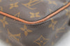 Authentic Louis Vuitton Monogram Compiegne 23 Clutch Hand Bag M51847 LV 2639K