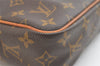 Authentic Louis Vuitton Monogram Compiegne 23 Clutch Hand Bag M51847 LV 2639K